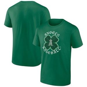 Men's LA Angels Branded Kelly Green St. Patrick's Day Celtic T-Shirt 2XL